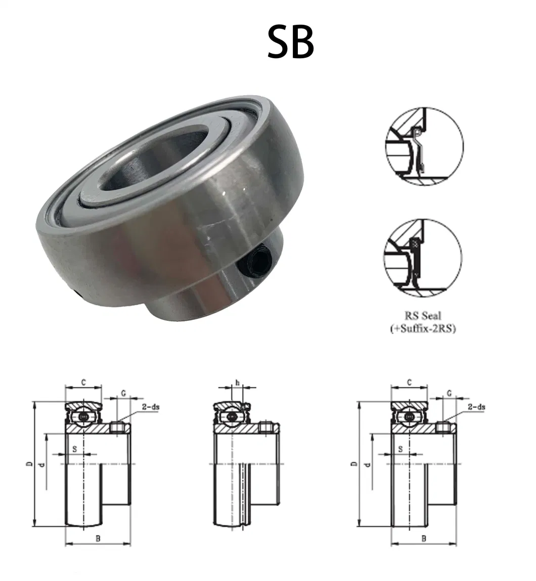 Pillow Block Bearing/Ball Bearing/Insert Bearing UC205 SA205 Sb205 UK205 Uel205