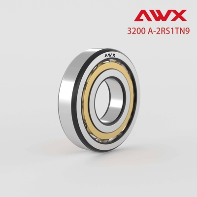 AWX Precision Double Row Angular Bearing 3200 A-2RS1TN9 কাস্টমাইজড গ্রহণযোগ্য